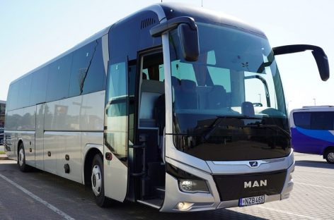 Tauragės autobusų parke – modernus turistinis autobusas