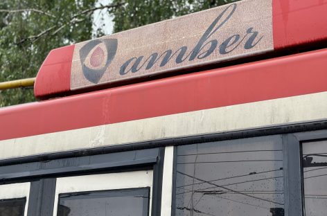 Vilnius perdavė Ukrainai „Amber Vilnis 12 AC” troleibusus