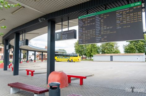 Marijampolės autobusų stotyje – nauja elektroninė keleivių informavimo sistema