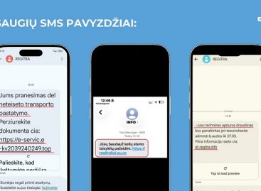 Išlikime saugūs: į ką svarbu atkreipti dėmesį gavus „Regitros“ žinutę ar jungiantis prie svetainės?