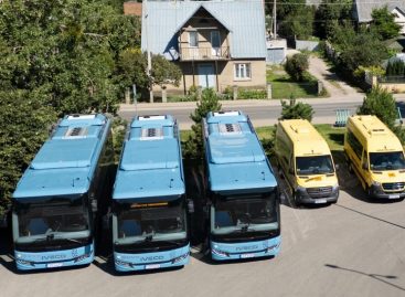 Jonavoje – penki nauji autobusai: į gatves išriedės dar daugiau elektrinio transporto