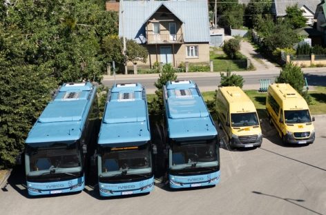 Jonavoje – penki nauji autobusai: į gatves išriedės dar daugiau elektrinio transporto