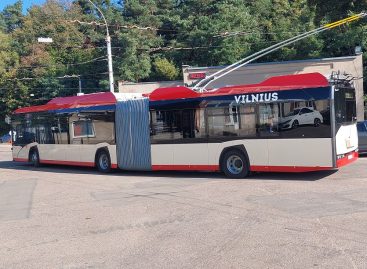 Pirmi naujieji troleibusai į sostinės gatves išvažiuos spalį