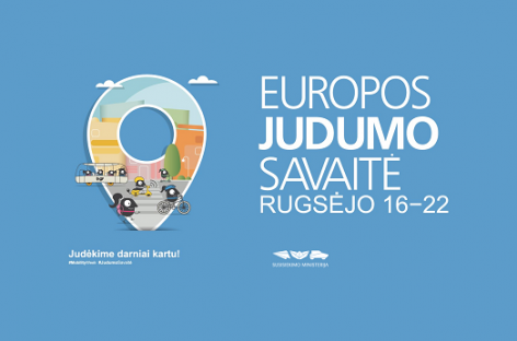 Europos judumo savaitės startas: darniai judėti kviečiama visa Lietuva