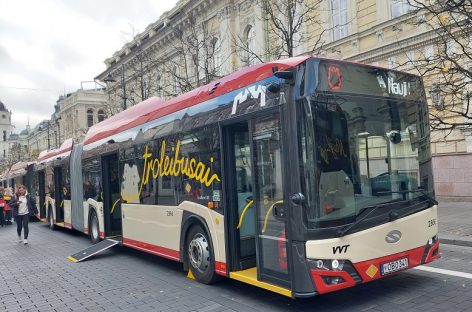 Vilniečiai turėjo progos susipažinti su naujaisiais troleibusais