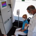 Setra Impfbus nimmt Fahrt aufSetra vaccination bus in operation